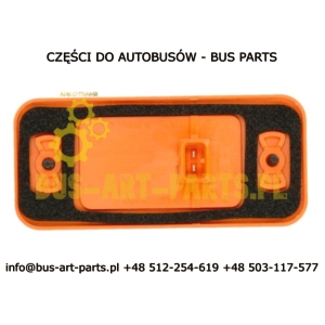 LAMPA OBRYSOWA POMARAŃCZOWA LED VOLVO 9700 9900 110X50 L-84mm