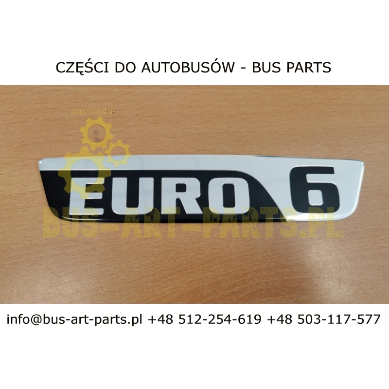 NAKLEJKA EMBLEMAT OZNAKOWANIE POJAZDU MAN NEOPLAN I INNE EURO 6