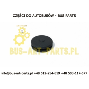 GUMKA OSŁONA PRZYCISKU Q-25mm POD OTWÓR W KLAMCE FI-17mm NOWY TYP PO 2011- DO PLASTIKOWEJ KASETY MERCEDES TRAVEGO TOURISMO SETRA