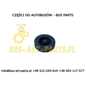 GUMKA OSŁONA PRZYCISKU Q-25mm POD OTWÓR W KLAMCE FI-17mm NOWY TYP PO 2011- DO PLASTIKOWEJ KASETY MERCEDES TRAVEGO TOURISMO SETRA