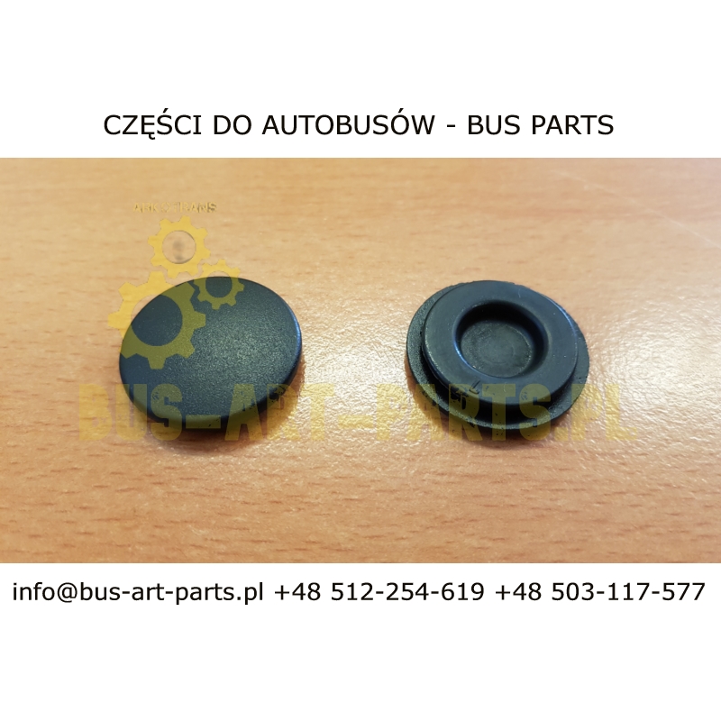 GUMKA OSŁONA PRZYCISKU Q-25mm NOWY TYP PO 2011- DO PLASTIKOWEJ KASETY MERCEDES TRAVEGO TOURISMO SETRA 4..GT-HD HD HDH NF UL S5..