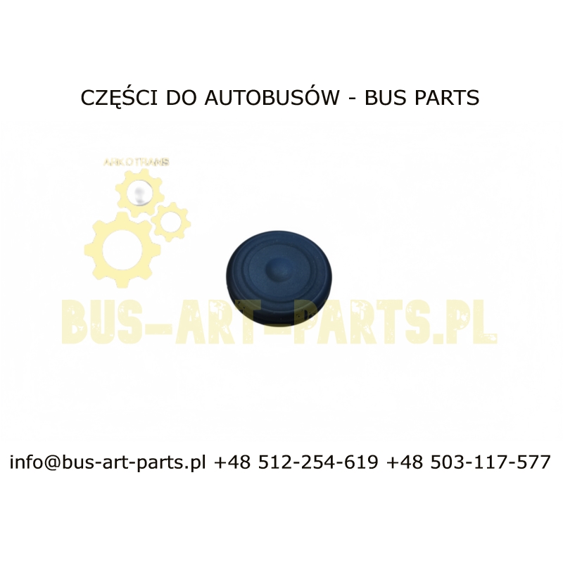 GUMKA OSŁONA PRZYCISKU VAN HOOL VDL DO PLASTIKOWEJ KLAMKI KASETY POD OTWÓR FI-22mm FI-25mm