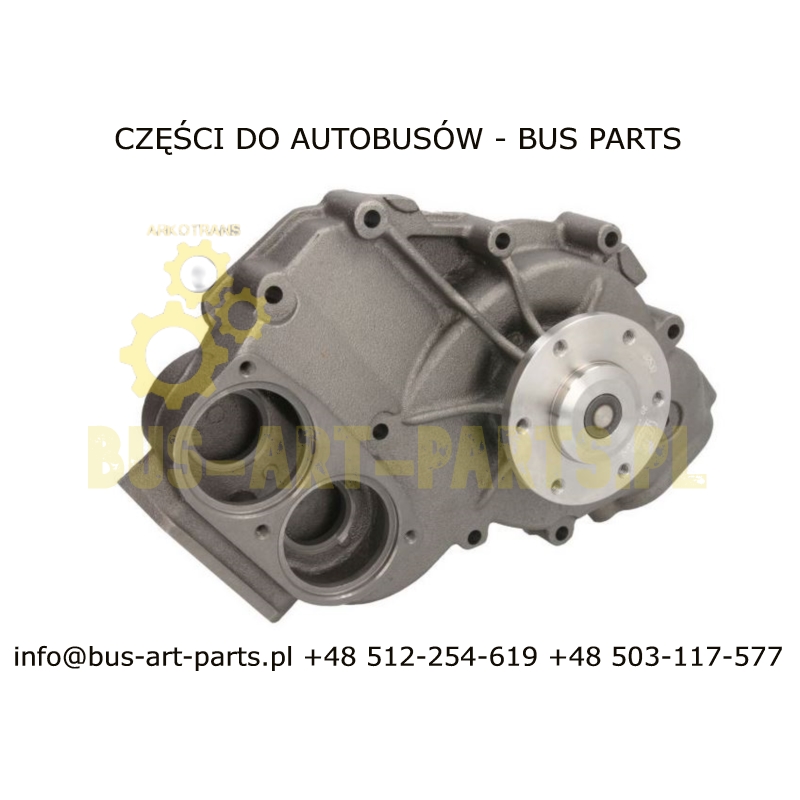 POMPA WODY SETRA MERCEDES 3-KOŁNIEZOWA OM457LA OM457HLA EURO 3/4/5 OM442LA OM407H OM447HLA EURO 2 WIRNIK Q-125mm