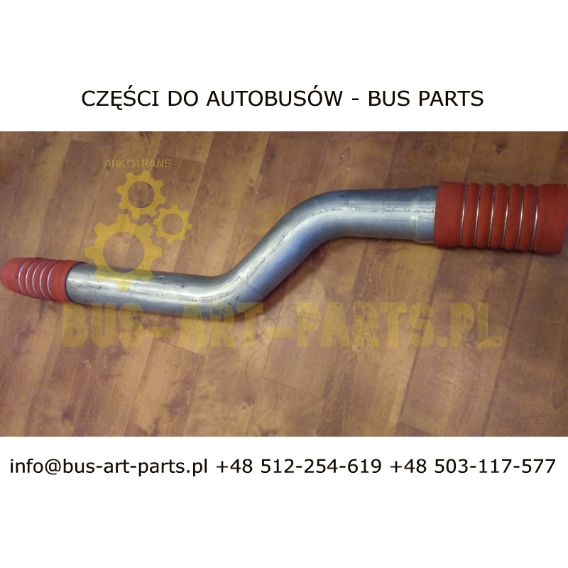 RURA PRZEWÓD INTERCOOLERA MB TRAVEGO SETRA S4..                                    !!! UWAGA !!!!!! SAMA RURA ŁĄCZNIKI I OPASKI