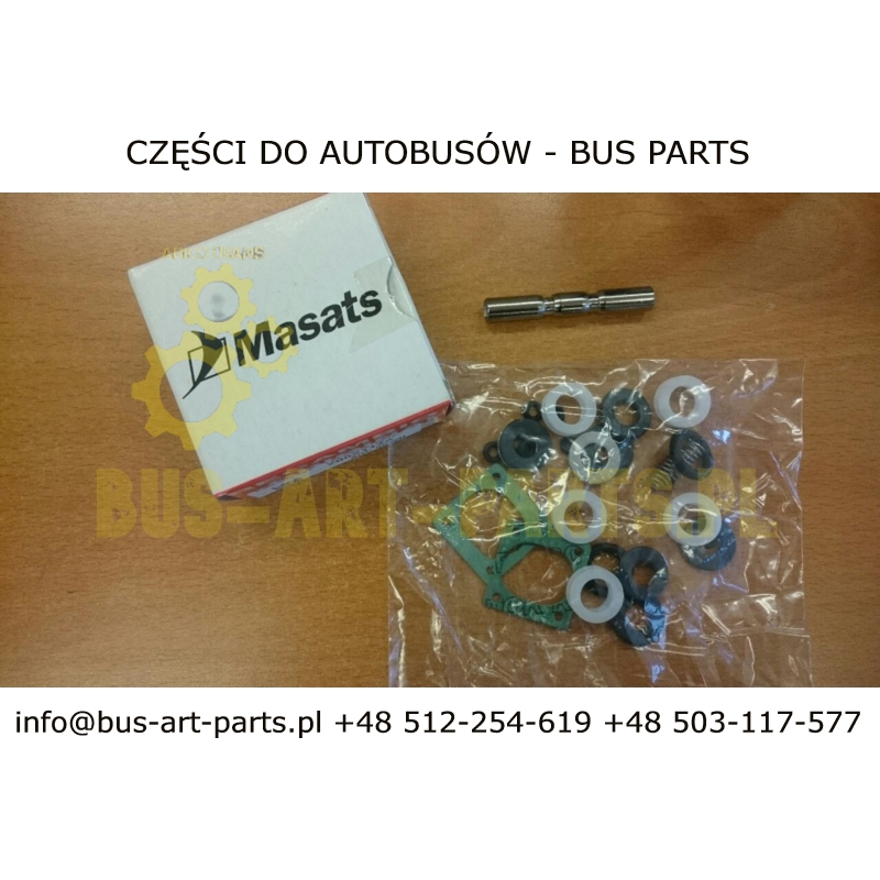 ZESTAW NAPRAWCZY ELEKTROZAWORU OTWIERANIA DRZWI BODE MASATS 22114A24 22314PRE BOVA SCANIA IRIZAR