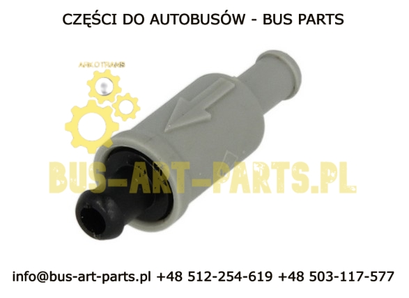 ZAWÓR ZWROTNY SPRYSKIWACZA NA WĘŻYK 5mm