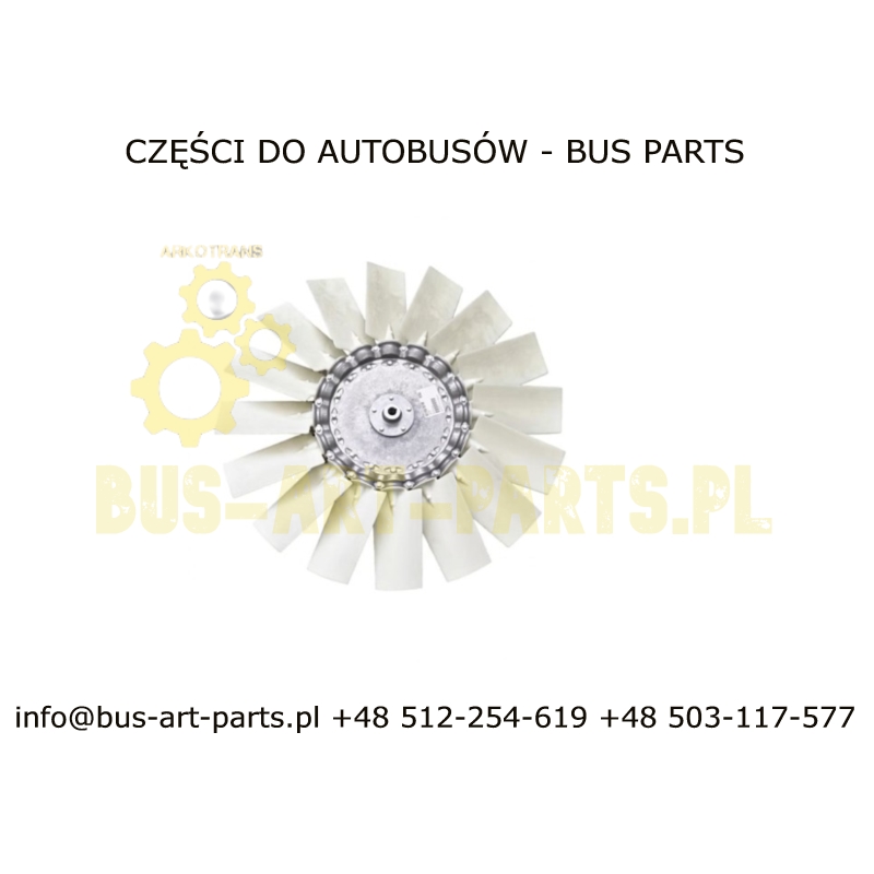 WENTYLATOR CHŁODNICY BOVA VDL EURO 4 EURO 5