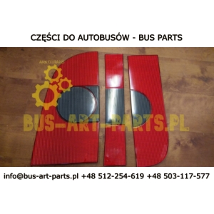 ODBLASK CZERWONY BOCZNY PRAWY KOMPLET MAN LION 2005- PO LIFCIE R02 R07 R08 R09