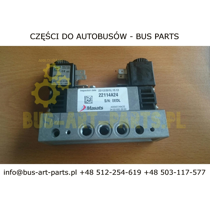 ELEKTROZAWÓR OTWIERANIA DRZWI BODE MASATS 22114A24 OPXS213.B 2114A OPXS182.B