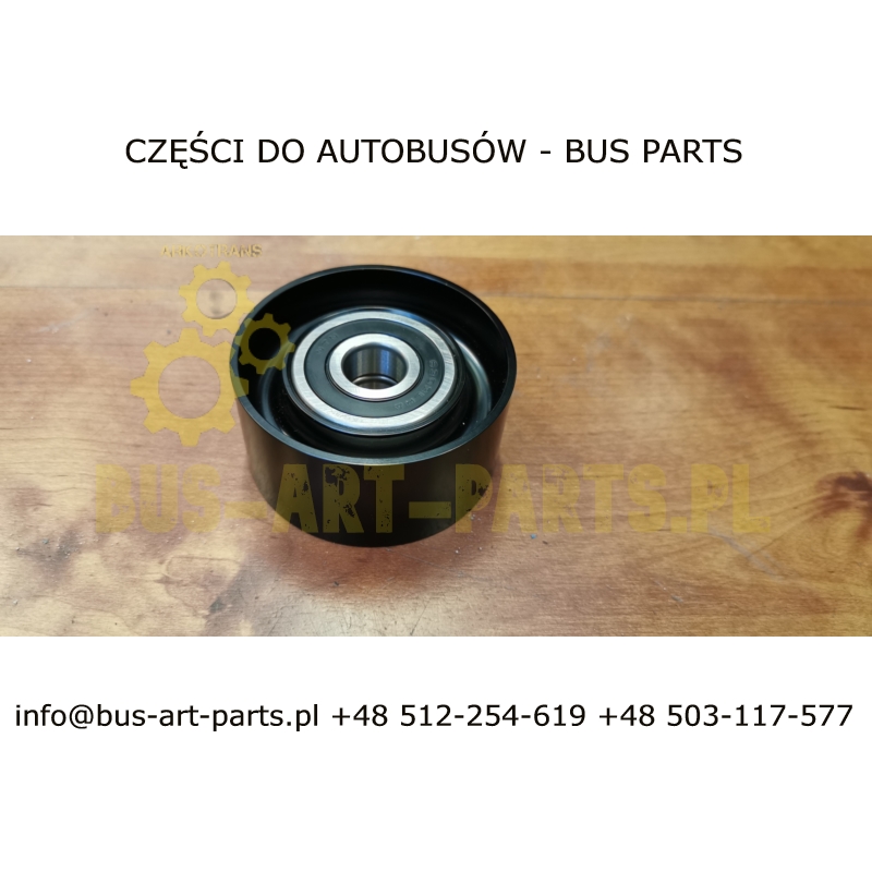 ROLKA PASKA VDL FUTURA II MAGIQ SILNIK MX GŁADKA WERSJA PRZED MODYFIKACJĄ 75X38X17 ZAMIENNIK JAKOŚĆ ORGINAŁU
