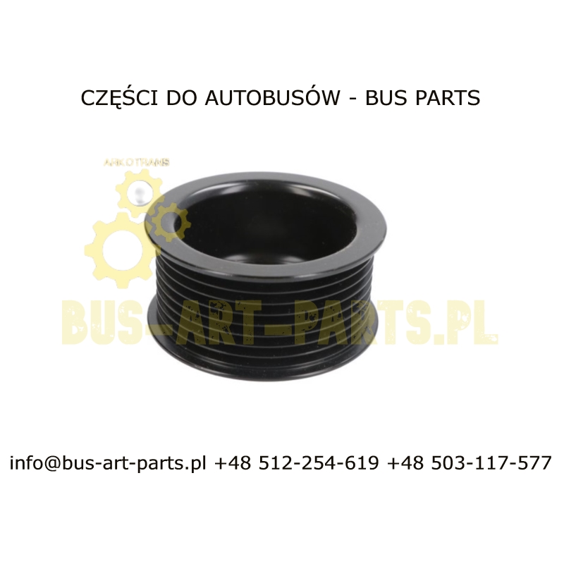 KOŁO PASOWE PASKA ALTERNATORA MAN 72,4/66X17 DO PASKÓW 8PK