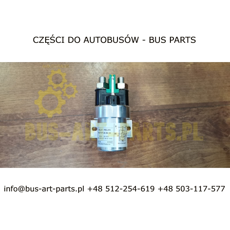PRZEKAŹNIK PRĄDU PRACY 300A KISSLING 26.56.38.912 26563912  SETRA S4.. MERCEDES TRAVEGO TOURISMO