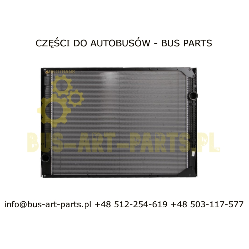 CHŁODNICA WODY SETRA S4.. MERCEDES TRAVEGO TOURISMO OM457LA EURO 3 4 5 OM542LA RZĘDOWE I V-KI Z RAMĄ