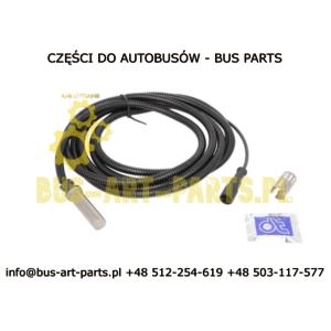 CZUJNIK ABS BOVA VDL EURO 4 / 5  PROSTY OŚ NAPĘDOWA WTYCZKA MAŁA 2 PINY LEWY