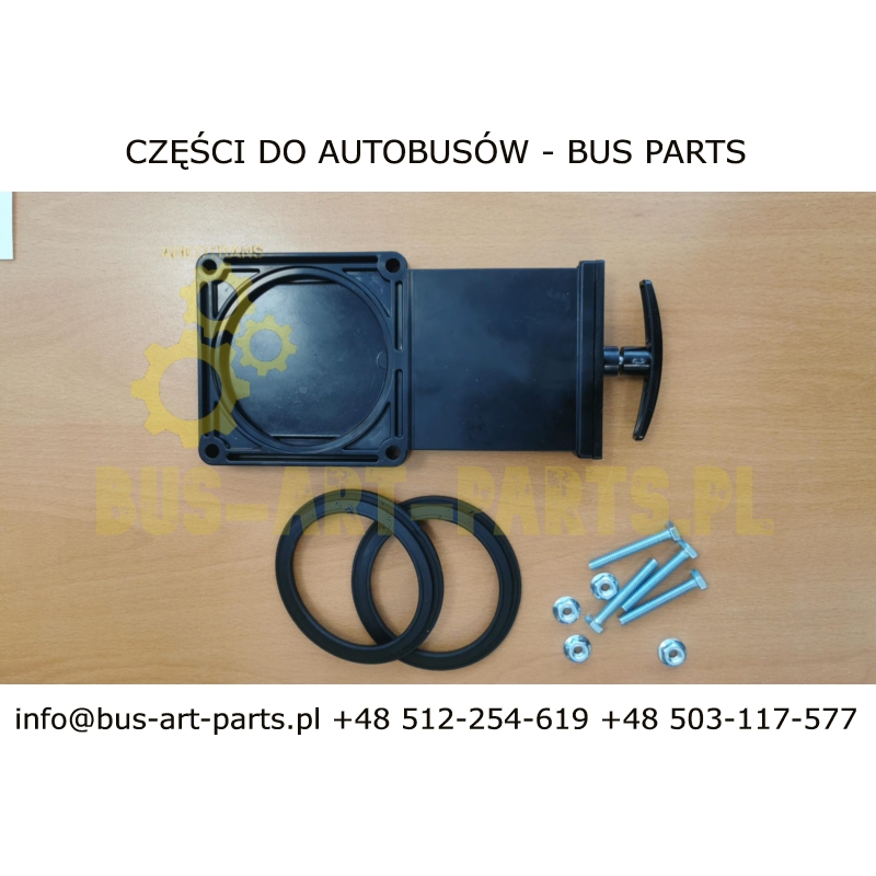 ZASUWA WC TOALETY VALTERRA 95mmX95mm RĘCZNA
