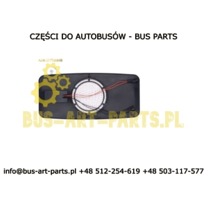 WKŁAD SZKŁO LUSTERKA SCANIA IRIZAR CENTURY 24V ZAMIENNIK BEZ DRUTU