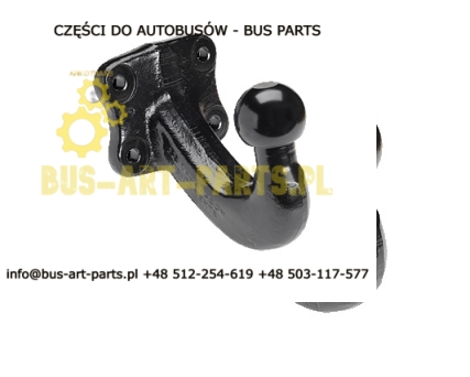 HAK HOLOWNICZY UNIWERSALNY 83X56 WAGA NOŚNOŚĆ 150KG NACISK 23,5KN