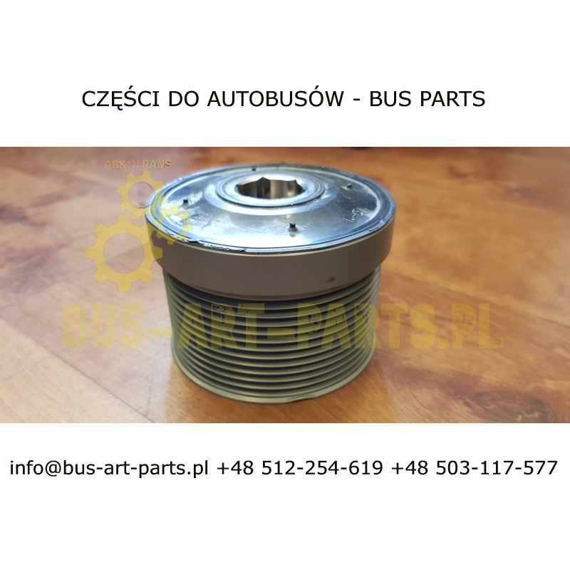 !!! WYCOFANE JUŻ NIE PRODUKOWANE !!! KOŁO PASOWE ALTERNATORA SETRA MERCEDES 12PK SILIKI V6 V8 Z TŁUMIKIEM DRGAŃ 5411550415  A541