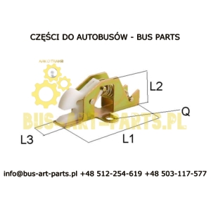ZATRZASK KLAPY MAN NEOPLAN VAN HOOL VOLVO MERCEDES SETRA 83.97122-6004 83971226004
