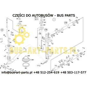 PRZEGUB DRĄŻKA ZMIANY BIEGÓW SETRA BOVA NEOPLAN