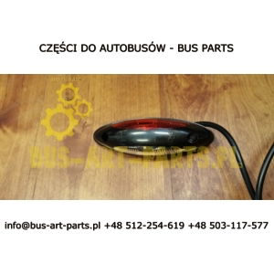LAMPKA OBRYSOWA BIAŁO CZERWONA 24V LED DIODOWA BOVA SETRA MERCEDES 21079719 a0038205256 0038205256 bez wtyczki z kablem