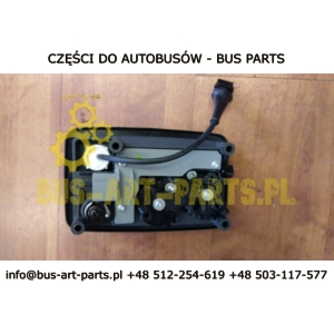 KLAMKA KLAPY TRAVEGO SETRA S4..  Z BĘBENKIEM WKŁADKĄ I 2 KLUCZYKAMI  Z OBRYSÓWĄ BEZ SIŁOWNIKA  BEZ PNEUMATYCZNEJ BLOKADY