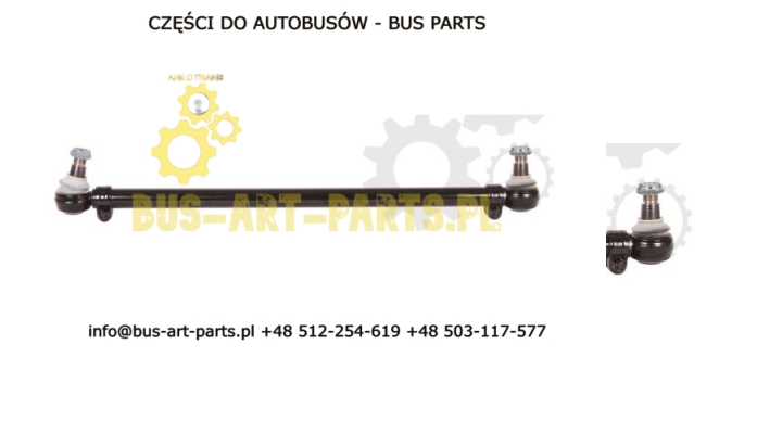 DRĄŻEK KIEROWNICZY PRZEDNI STRONA PRAWA LEWA SETRA S4.. GT GT-HD HD HDH MERCEDES TRAVEGO TOURISMO TRW LMI
