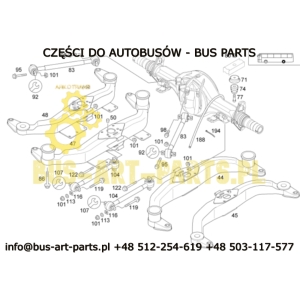 DRĄŻEK REAKCYJNY DOLNY OSI NAPĘDOWEJ L-63CM MERCEDES TRAVEGO TOURISMO SETRA S4.. GT GT-HD HD HDH S3.. GT GT-HD EURO 3