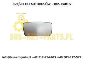 WKŁAD LUSTERKA DUŻY SCANIA IRIZAR I6 I6s I8 PK MAX WYMIAR 400X200