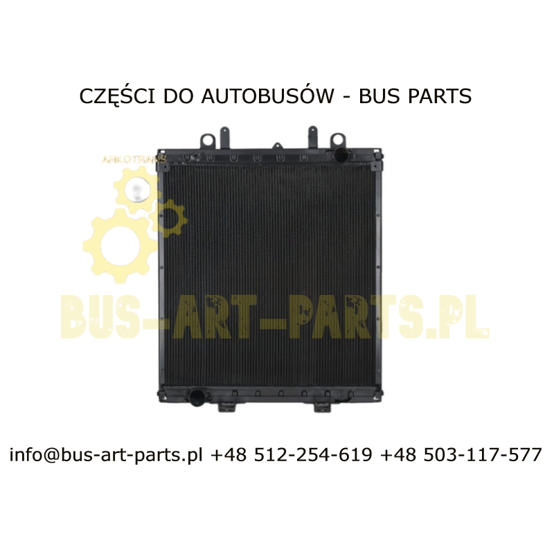 CHŁODNICA WODY TEMSA MD MD9 2010- 705X680X66