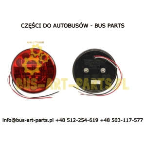 LAMPA TYŁ POZYCJA STOP BOVA 2002- LED Q-120mm 2 FUNKCYJNA