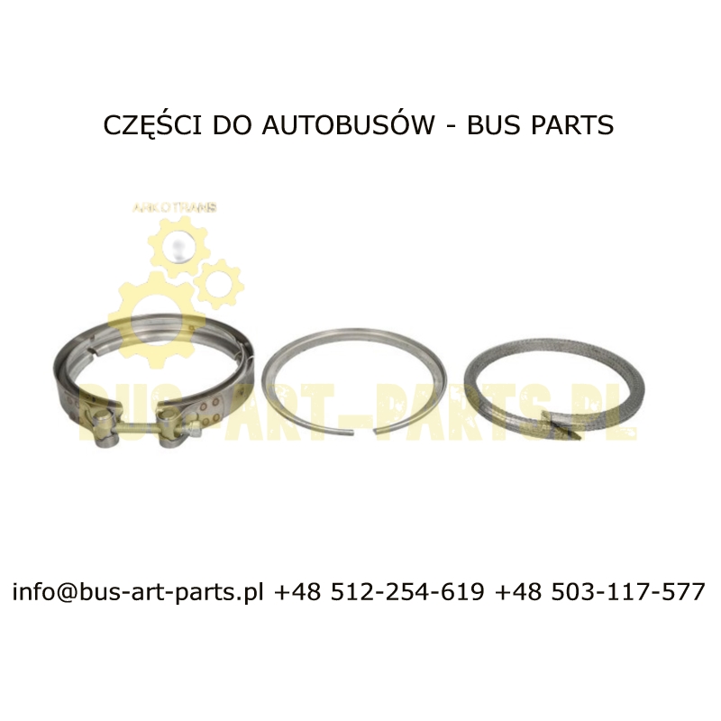 OBEJMA RURY WYDECHOWEJ - ZESTAW SETRA MERCEDES EURO 6