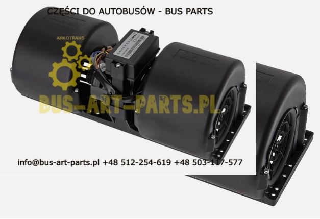 DMUCHAWA SPAL Z WBUDOWANYM REGULATOREM MAN gnizdo 8/7 PIN PRZEDNIEJ NAGRZEWNICY 006B50IET22 SPAL 1101167A 1101167B 1101167C 1101