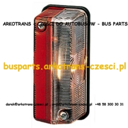 LAMPA OBRYSOWA BIAŁO CZERWONA UNIWERSALNA BOVA NEOPLAN MAN SETRA MERCEDES