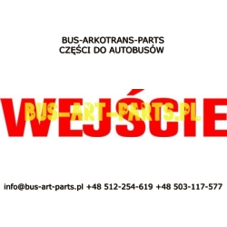 NAKLEJKA WEJŚCIE