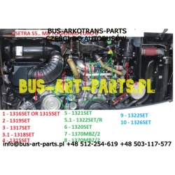 ROLKA PASKA SILNIKA 85X32 ROWKOWA SETRA S5.. HD HDH S515HD S516HD S516HD S517HD 4712020016 A4712020016