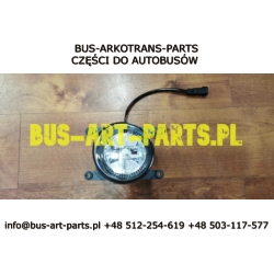 HALOGEN PRZECIWMGIELNY PRZÓD LEWY SCANIA TOURING HIGERH3 SH 4116 010 E4 19732 HC PBT 12747 H63*49 H63X49