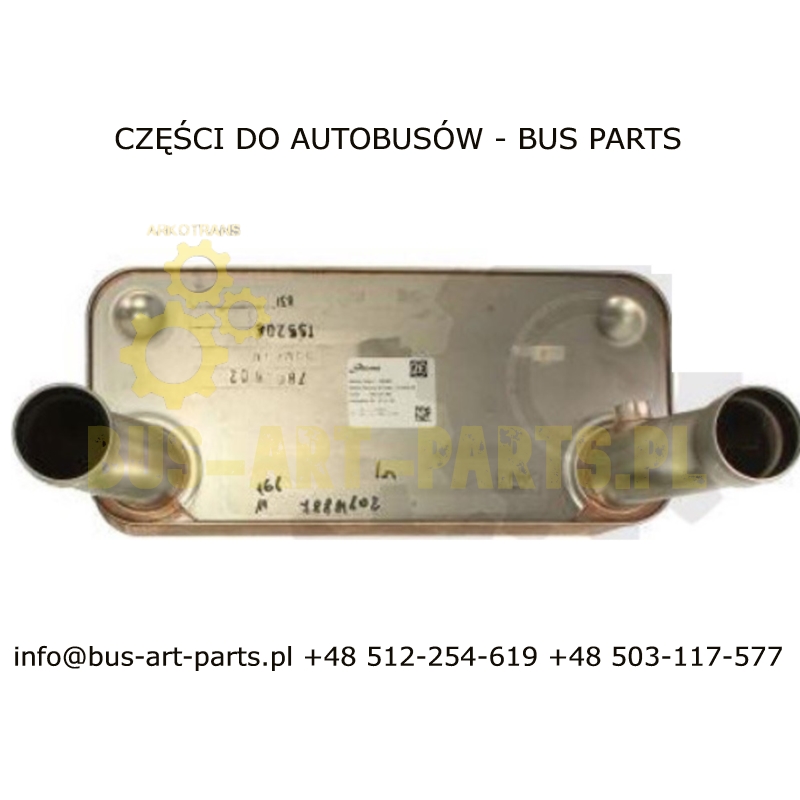 CHŁODNICA INTARDERA STALOWA ZF 6S1600 8S180 12AS.. ORYGINAŁ