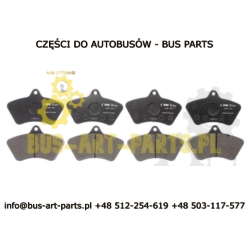 KLOCKI HAMULCOWE SETRA S2.. S215 DO -89 ROKU 8 SZT