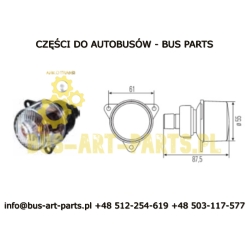 LAMPA KIERUNKOWSKAZU BIAŁA MODUŁOWA BOVA SOLARIS SOLBUS