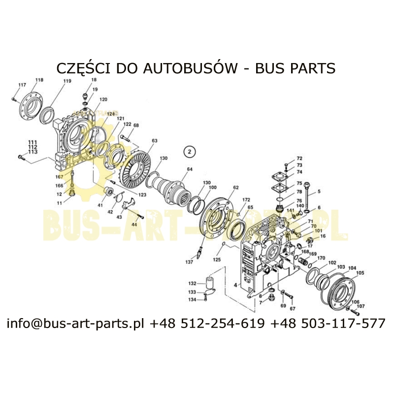 ŁOŻYSKO RETARDERA VOITH R133 VR133