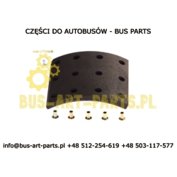 OKŁADZINY HAMULCOWE KOMPLET NEOPLAN SETRA S215 PRZÓD