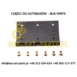 OKŁADZINY HAMULCOWE KOMPLET NEOPLAN SETRA S2..VAN HOOL CL5