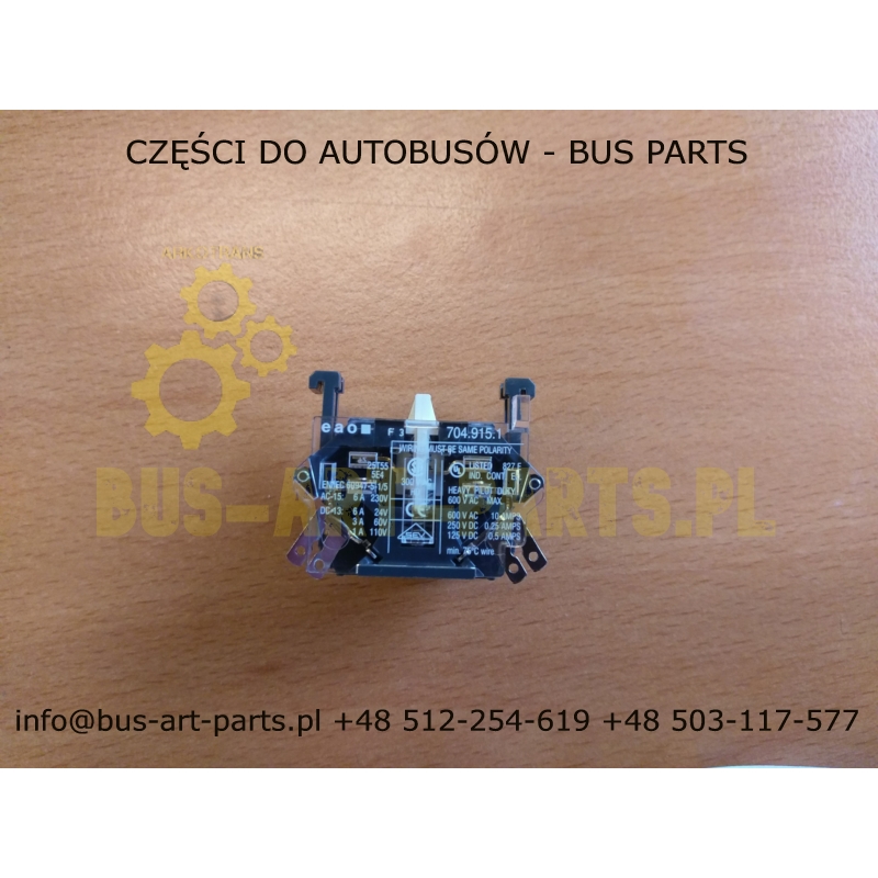 STYCZNIK MIKROSTYK PRZYCISKU OTWIERANIA DRZWI SETRA S2.. S3.. 704.915.1
