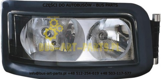 REFLEKTOR PRZÓD PRAWY MAN R07 R08 A21 A23 TGA