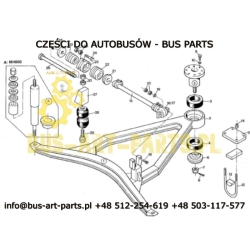 TULEJA TYLNEGO WÓZKA NEOPLAN Q-200