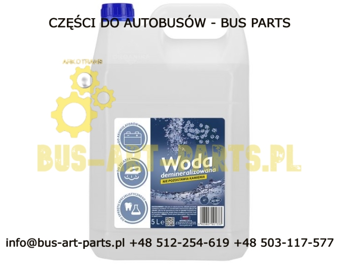 WODA DEMINERALIZOWANA 5L