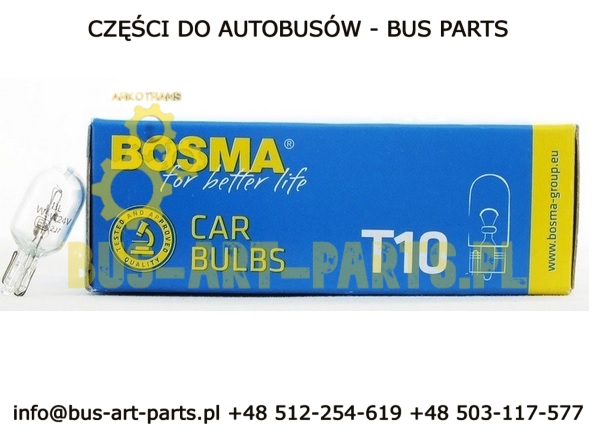 ŻARÓWKA MAŁA 24V W5W T10
