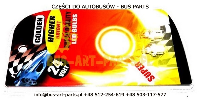 ŻARÓWKA LED 24V B8.5D (1XLED) 1.2W T5