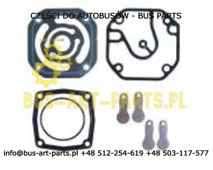 KOMPLET USZCZELEK KOMPRESORA SETRA S315NF MERCEDES O405 INTEGRO PO 99- Z CYLINDREM Q-100